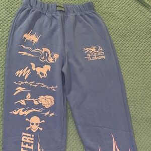 NG Order purple speed demon jogger sweatpants